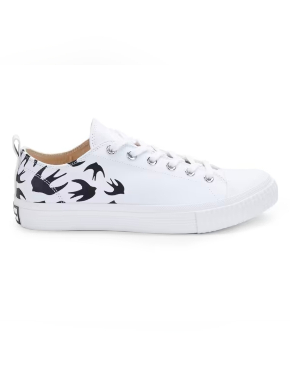 EUC McQ Alexander McQueen Swallow Pattern Low-Top Canvas Sneakers EU 44